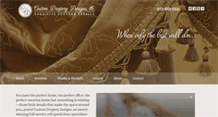 Desktop Screenshot of customdraperydesigns.net